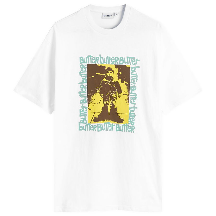 Тениска Butter Goods Stolen Boots T-Shirt Бяло | BG243106-WHT