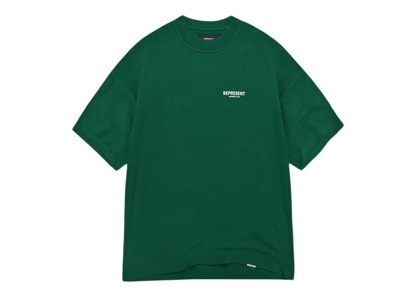 Тениска Represent Clo Represent Owner's Club T-Shirt Racing Green/White Зелено | M05149-62