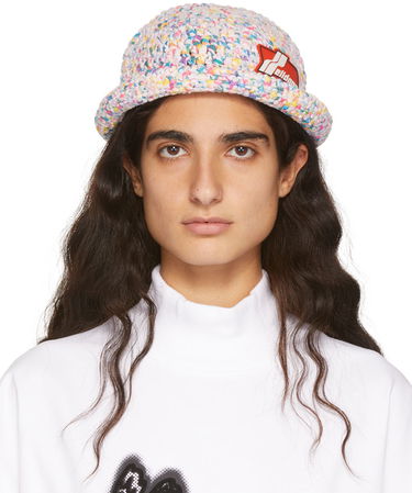Шапка We11done Crochet Logo Bucket Hat Многоцветен | WD-KH1-22-650-U-BK, 0