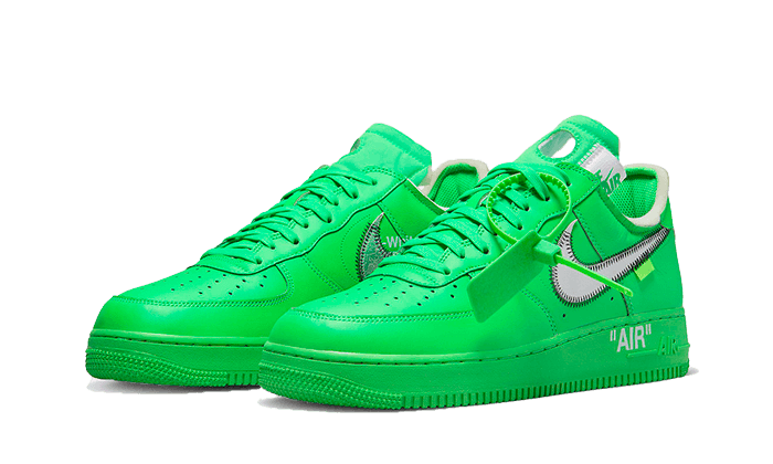 Кецове и обувки Nike Off-White x Air Force 1 Low "Brooklyn" Зелено | DX1419-300, 1