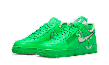 Кецове и обувки Nike Off-White x Air Force 1 Low "Brooklyn" Зелено | DX1419-300, 1