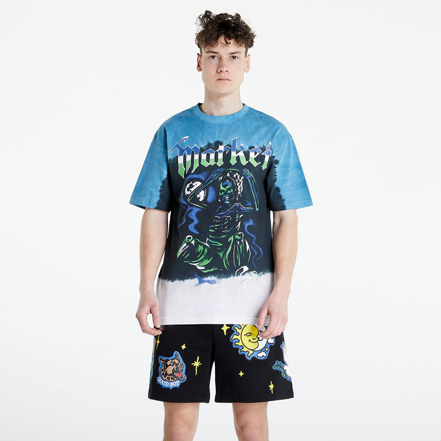 Тениска MARKET Killing The Game GITD T-Shirt Многоцветен | 399000971 Dark Tie-Dye, 0