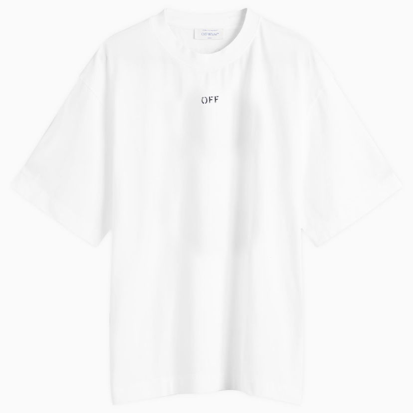 Тениска Off-White White Vibe Arrow Skate T-Shirt Бяло | OMAA120S25JER00F0110