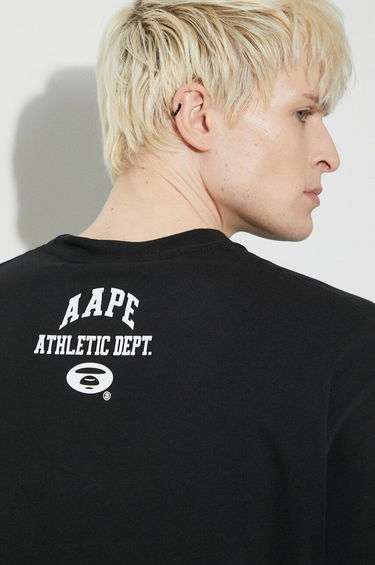 Тениска AAPE by A Bathing Ape AAPE College Theme Graphic T-Shirt Черно | ALT1390, 4