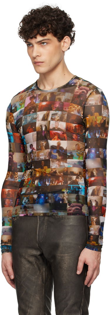 Тениска Diesel Photo Print Long Sleeve T-Shirt Многоцветен | A16475-0IQAK-9XXA, 3