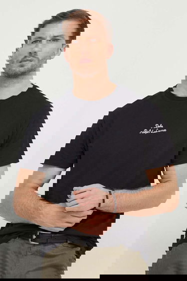 Тениска Polo by Ralph Lauren Cotton Crew Neck Short Sleeve T-shirt Черно | 710936585, 0