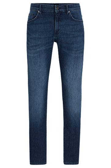 Дънки BOSS Slim-Fit Comfort-Stretch Denim Jeans Синьо | 50513620, 0