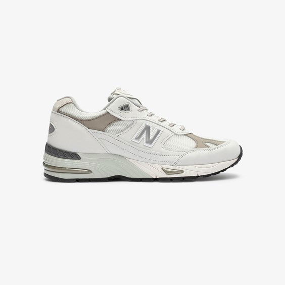 Кецове и обувки New Balance 991v1 Made in UK "Dawn Blue" Бяло | M991FLB, 1