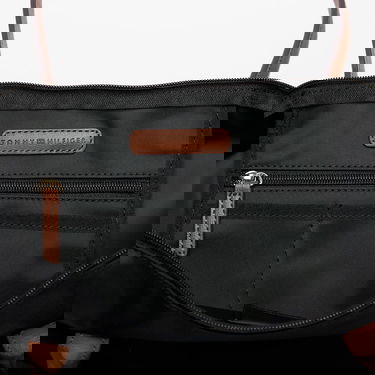 Голяма пазарска чанта Tommy Hilfiger Popette Tote Черно | AW0AW17711-BDS, 4