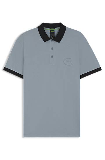 Moisture-Wicking Stretch Piqué Polo Shirt