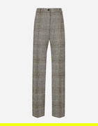 Flared Glen Plaid Pants