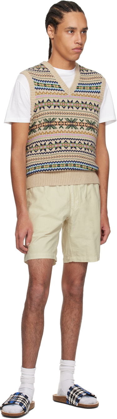 Пуловер Polo by Ralph Lauren Polo Ralph Lauren Fair Isle Cotton-Cashmere Vest Бежово | 710961781001, 3