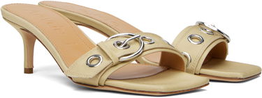 Аксесоари Aeyde Aeyde Ilvy Eyelet Grosgrain Mules Бежово | A11-HS-GAIS55TB188-SS25-957-069, 3