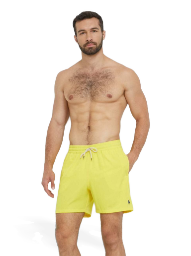 Бански Polo by Ralph Lauren Traveler Recycled-Stretch Swim Shorts Жълто | 710909612