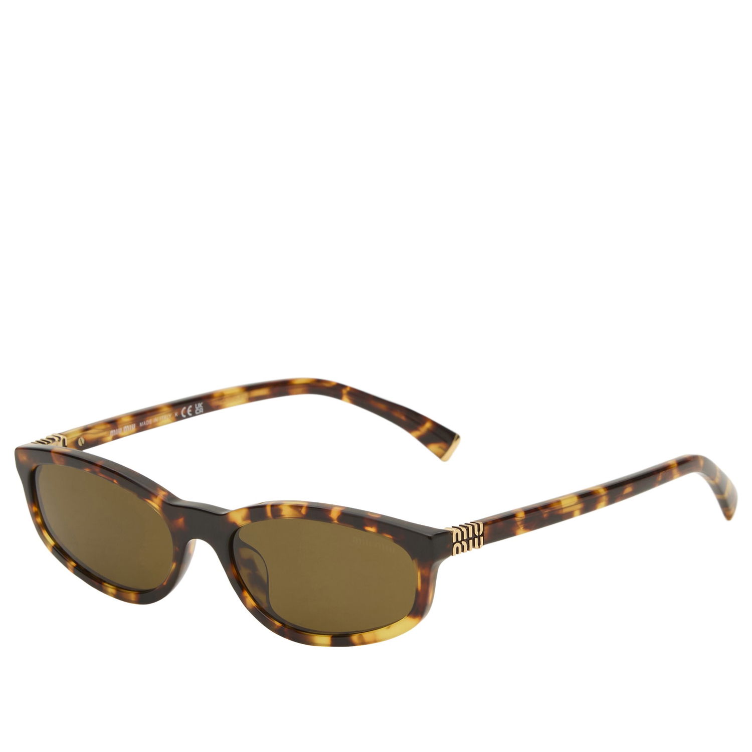 Слънчеви очила Miu Miu Miu Miu Tortoiseshell Sunglasses Кафяво | 0MU-A06S-54-14L09Z, 1