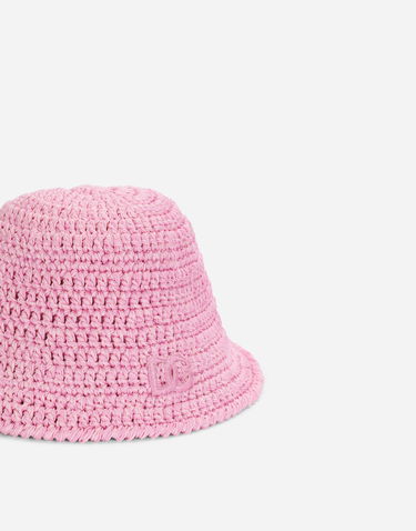 Шапка Dolce & Gabbana Dolce & Gabbana Crochet Bucket Hat Розово | LBKH85JACV2S9000, 2