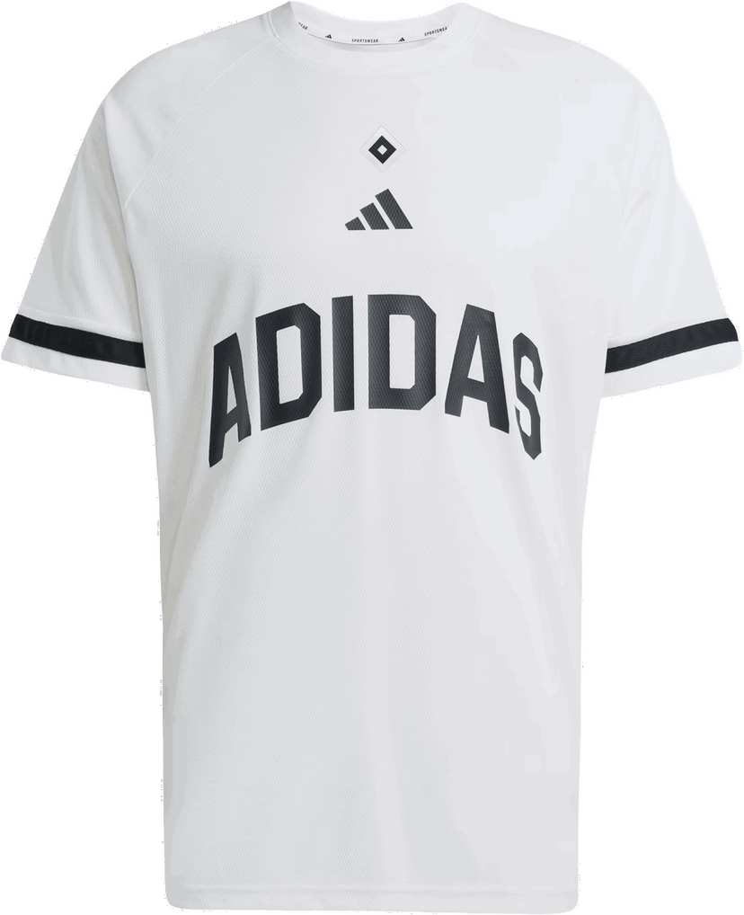 Тениска adidas Originals Hamburger SV Sports T-Shirt Бяло | 6hsvjd8099