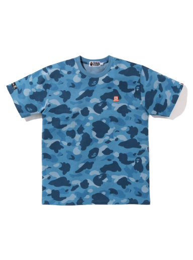Тениска BAPE Honeycomb Camo Tee Синьо | 1J30-109-010