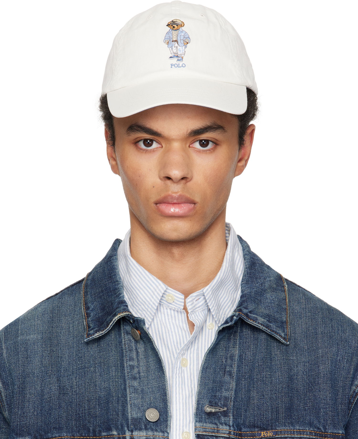 Шапка с козирка Polo by Ralph Lauren Polo Ralph Lauren Polo Bear Twill Ball Cap Бяло | 710963775001, 0
