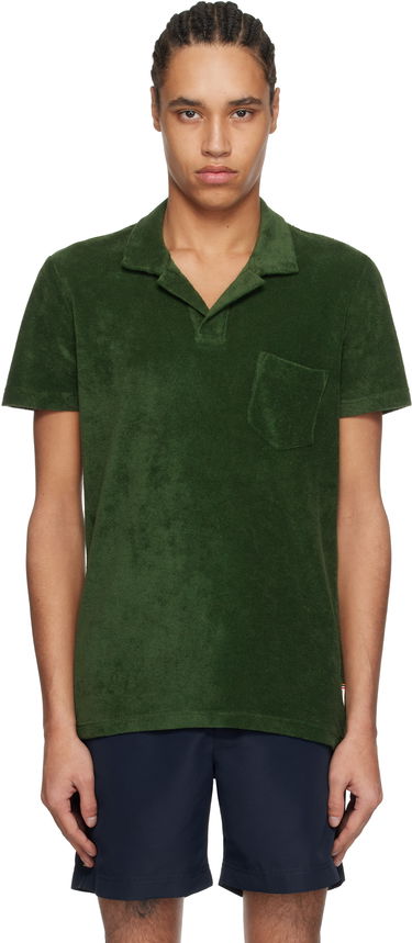 Поло тениска Orlebar Brown Orlebar Brown Terry Towelling Polo Зелено | 280307, 0