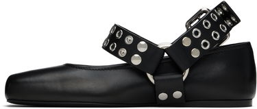 Кецове и обувки Alaïa ALAÏA Biker Ballerina Flats Черно | AA3A041CK290, 2