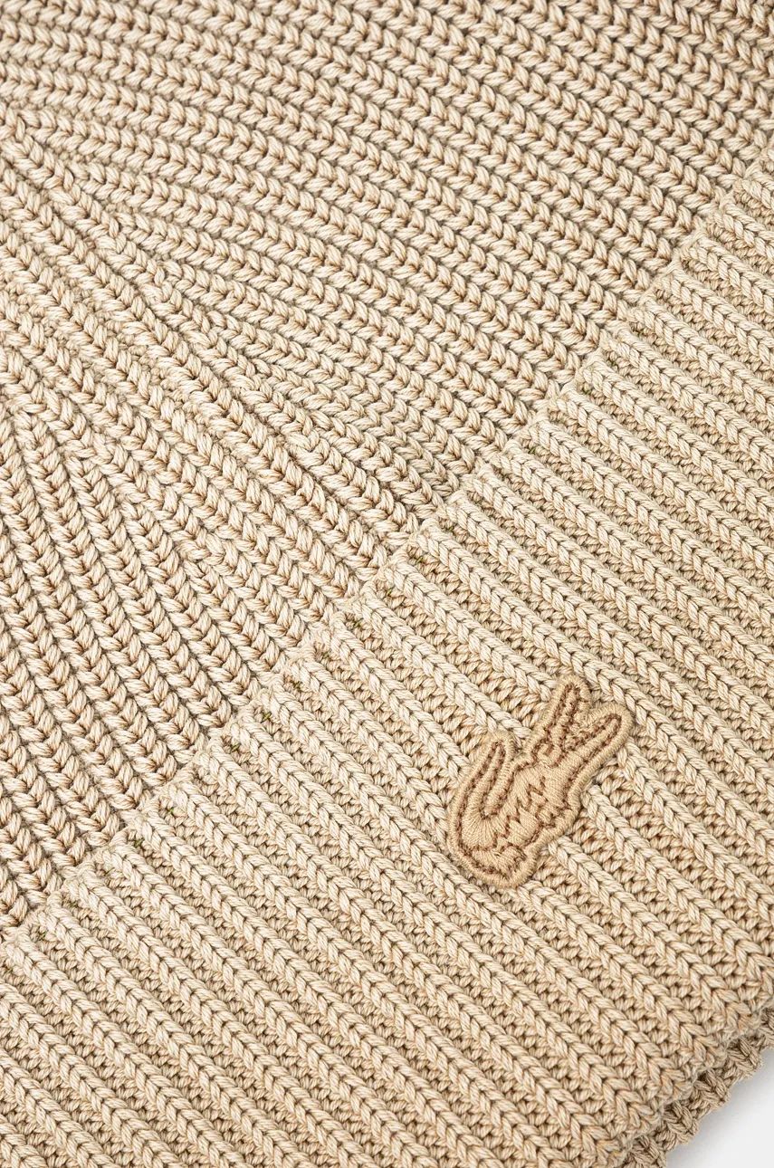 Шапка Lacoste Thin Knit Beanie Бежово | RB3152, 1