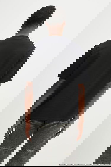 Тениска BAPE T-Shirt Chain Stitch Shark Appliqué Черно | 1L30109343, 2