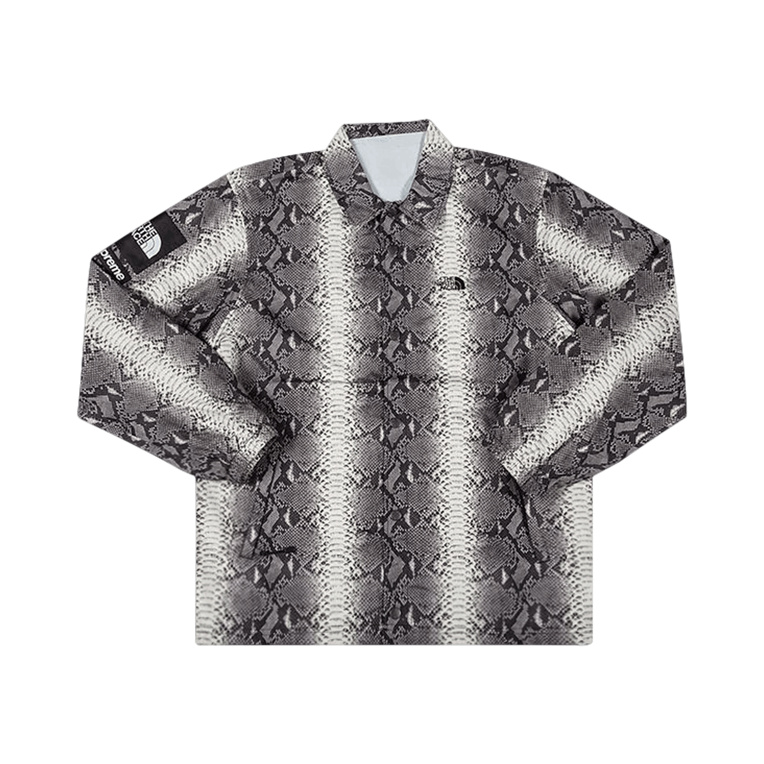 Яке Supreme The North Face Snakeskin Taped Seam Coaches Jacket Черно | SS18J5 BLACK, 0