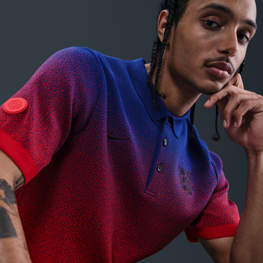 Поло тениска Nike England Club Knit Football Polo Червено | HF5125-405, 4