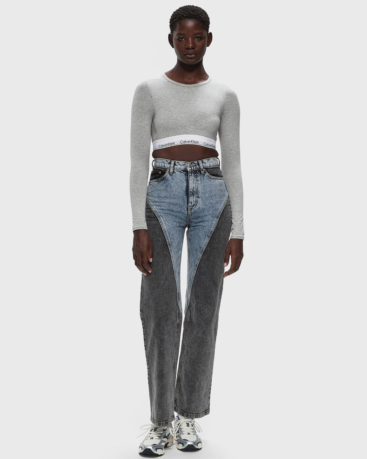 Тениска CALVIN KLEIN Underwear LIGHTLY LINED BRALETTE Сиво | 000QF8009EP7A, 1