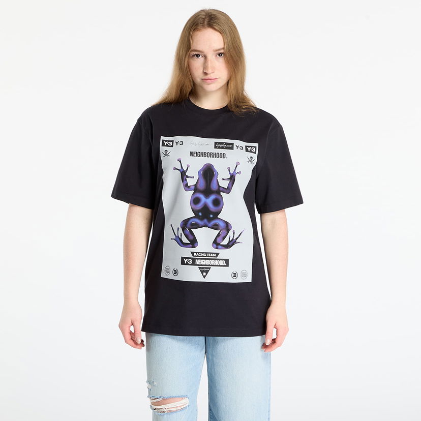 Тениска Y-3 Y-3 x Neighborhood Frog Graphic T-Shirt Черно | JW6998