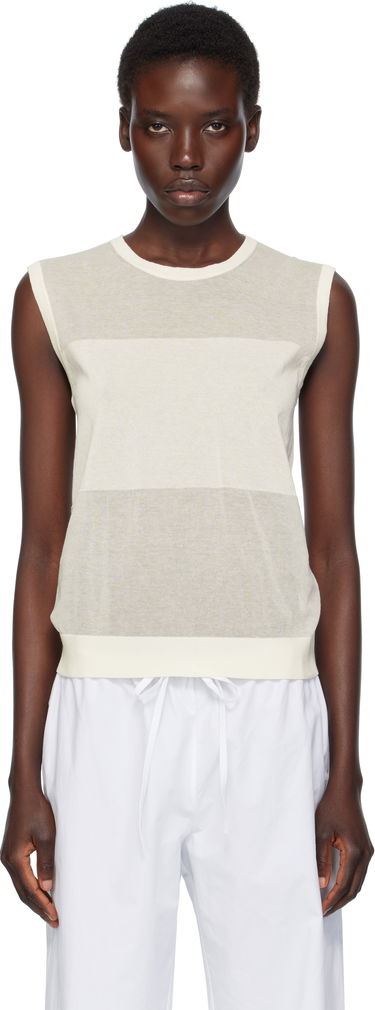 Потник Loulou de Saison Loulou de Saison Anita Sleeveless Striped Top Бяло | ANITA, 0