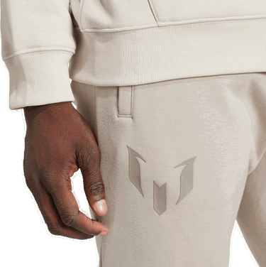 Спортни панталони adidas Performance Messi Fleece Pants Бежово | JC9493, 2