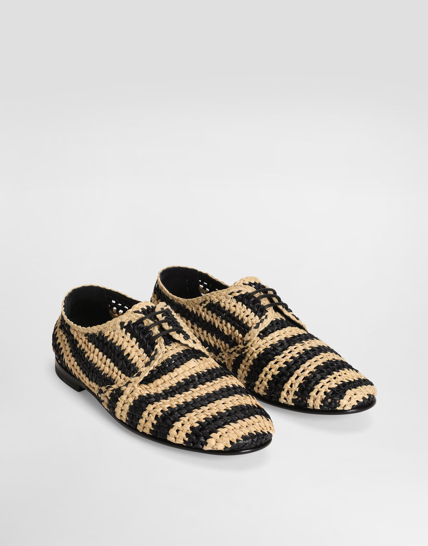 Аксесоари Dolce & Gabbana Dolce & Gabbana Woven Raffia Derby Shoes Бежово | A10872A9M098B965, 1