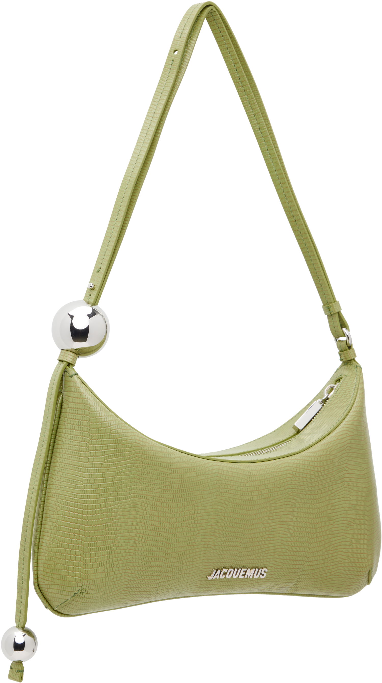 Чанта през рамо Jacquemus Jacquemus La Croisière 'The Large Bisou Perle' Shoulder Bag Зелено | 25E251BA410-3235, 1