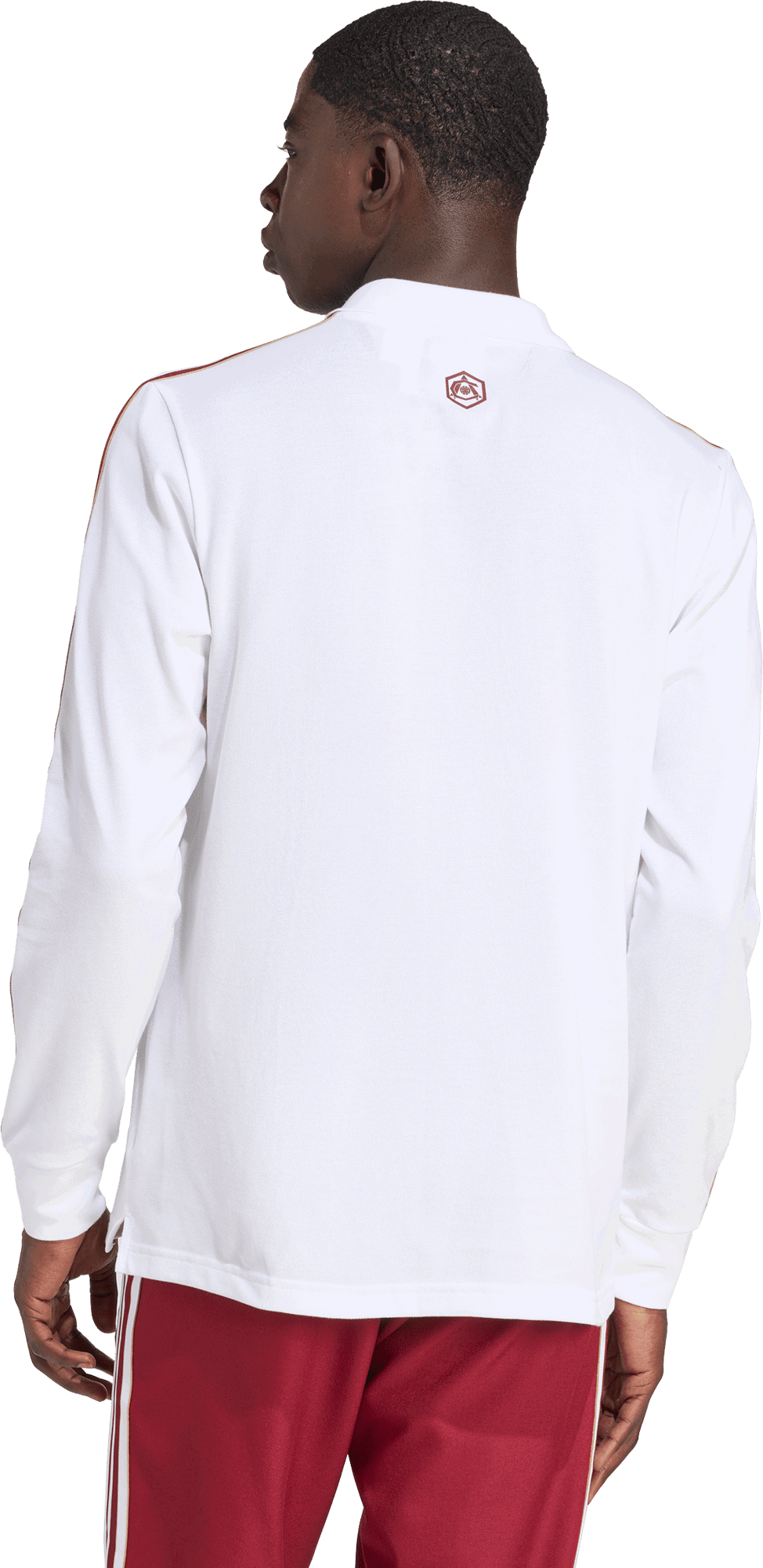 Поло тениска adidas Performance Arsenal Terrace Icons Long Sleeve Polo Бяло | JM9396, 1
