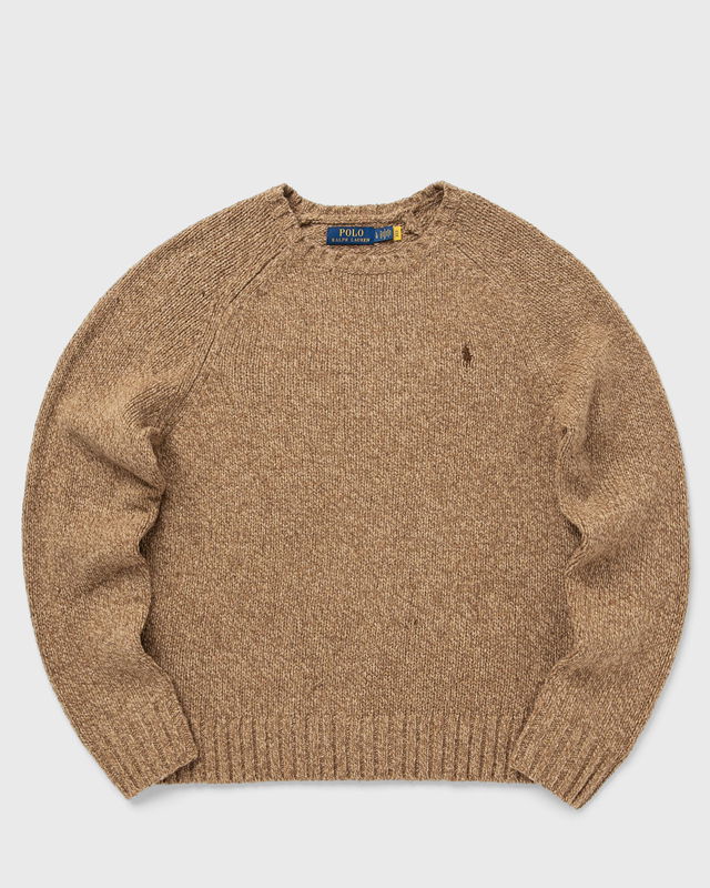 Knitted Raglan Crew Neck Pullover
