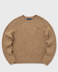 Knitted Raglan Crew Neck Pullover