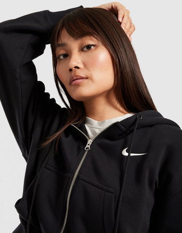 Суитчър Nike Cropped Fleece Hoodie Черно | HV2426-010, 3