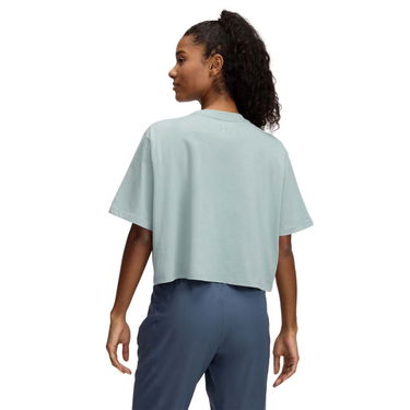 Съкратен топ Under Armour Under Armour Rival Crop T-Shirt Зелено | 1389721-348, 1