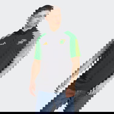 Поло тениска adidas Originals Jamaica Tiro 23 Cotton Polo Shirt Черно | HS5225, 6