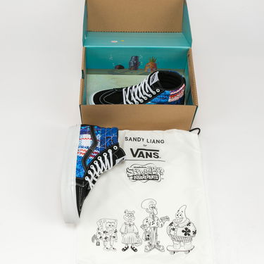 Кецове и обувки Vans Sponge Bob by Sandy Liang x SK8 - Hi 38 DX PW Синьо | VN0A54FB9ZP1, 5
