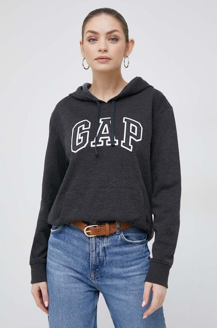 Суитчър GAP Full-Zip Hoodie Сиво | 463506.03CHARCOAL, 0