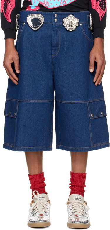Къси панталони Chopova Lowena Chopova Lowena Balmy Denim Cargo Shorts Синьо | 4098, 0