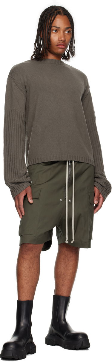 Пуловер Rick Owens Rick Owens Gray Concordians Round Neck Sweater Сиво | RU02E1665 KLWS, 3