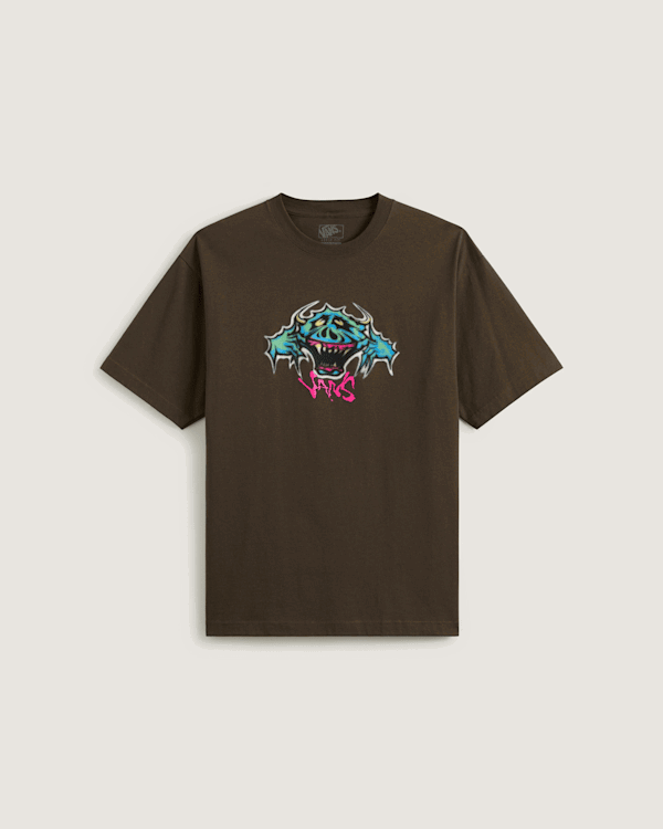 Тениска Vans Goofy Ghoul Graphic Tee XXL Кафяво | VN000PDYEMP, 0