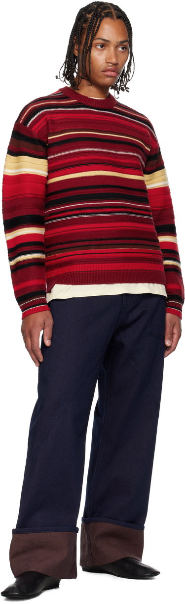 Пуловер JW Anderson JW Anderson Multi Stripe Sweater Многоцветен | KW1432-YN0008, 3