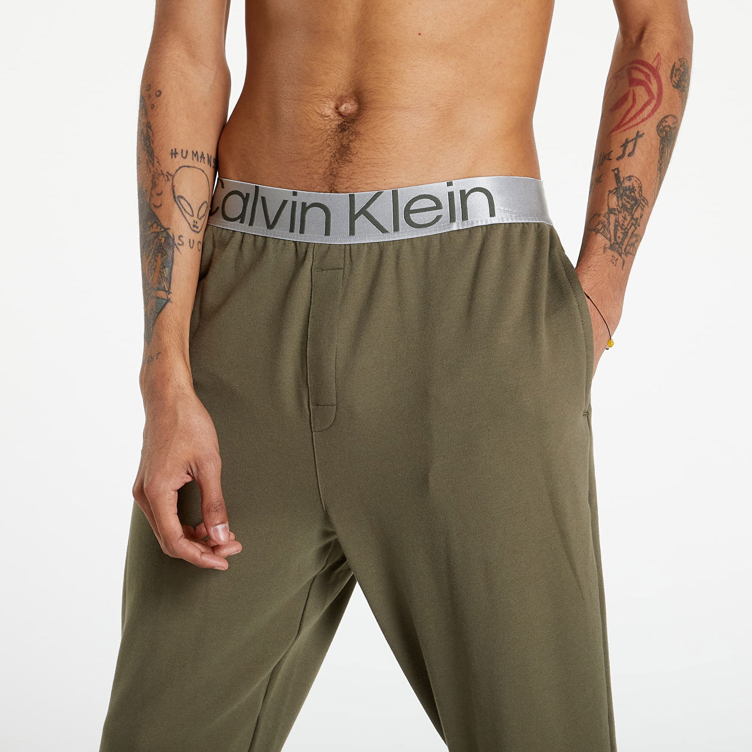 Спортни панталони CALVIN KLEIN Jogger Зелено | NM2266E, 1