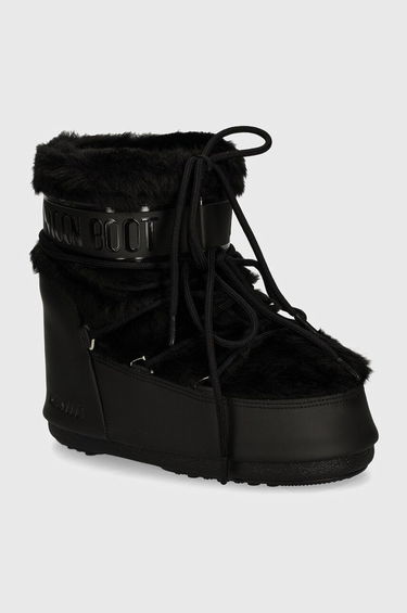 Кецове и обувки Moon Boot MB ICON LOW FAUX FUR Boots Черно | 80D1409390.N001, 0