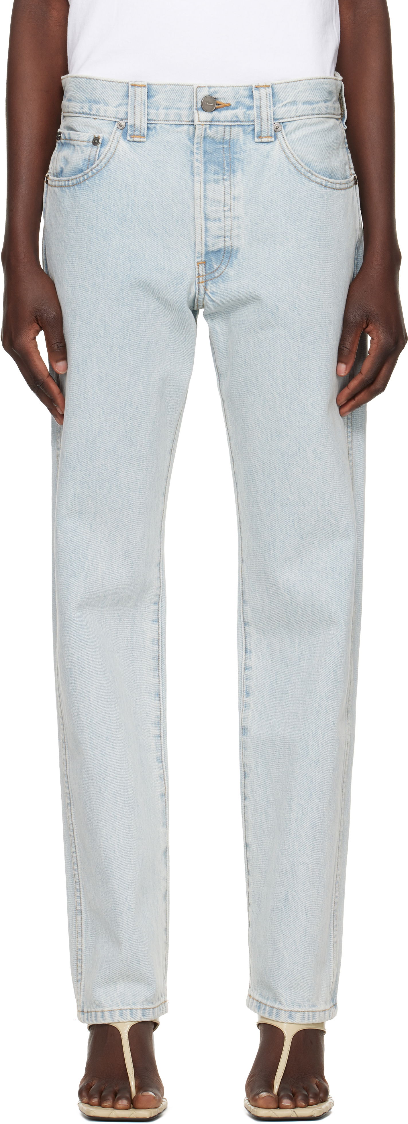 Дънки Khaite Khaite Callum Jeans Синьо | 1166908037, 0